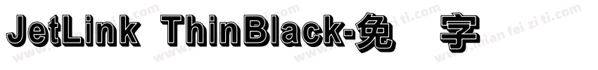 JetLink ThinBlack字体转换